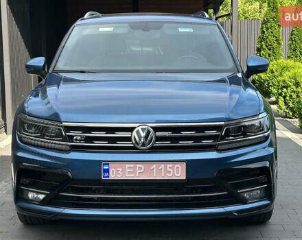 Синий Фольксваген Тигуан, объемом двигателя 1.98 л и пробегом 203 тыс. км за 17600 $, фото 3 на Automoto.ua