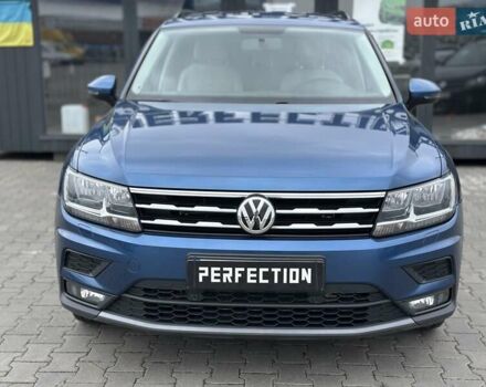 Синий Фольксваген Тигуан, объемом двигателя 2 л и пробегом 152 тыс. км за 16500 $, фото 3 на Automoto.ua