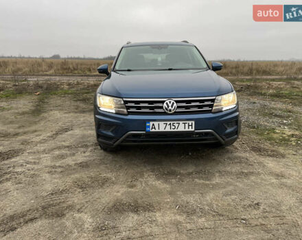 Синий Фольксваген Тигуан, объемом двигателя 1.98 л и пробегом 195 тыс. км за 14900 $, фото 1 на Automoto.ua
