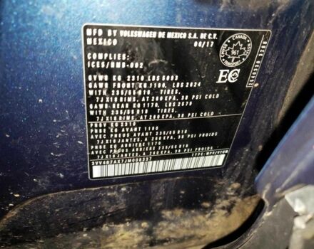 Синий Фольксваген Тигуан, объемом двигателя 2 л и пробегом 193 тыс. км за 13700 $, фото 9 на Automoto.ua