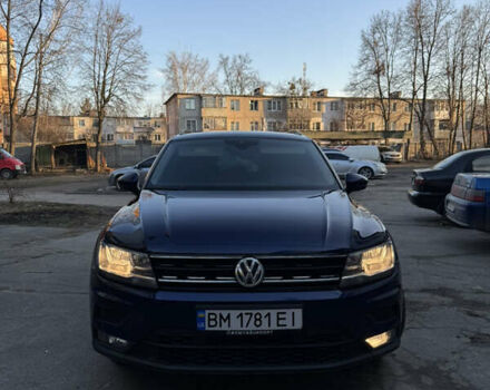 Синий Фольксваген Тигуан, объемом двигателя 1.97 л и пробегом 220 тыс. км за 20000 $, фото 2 на Automoto.ua