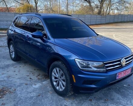 Синий Фольксваген Тигуан, объемом двигателя 2 л и пробегом 160 тыс. км за 15900 $, фото 1 на Automoto.ua