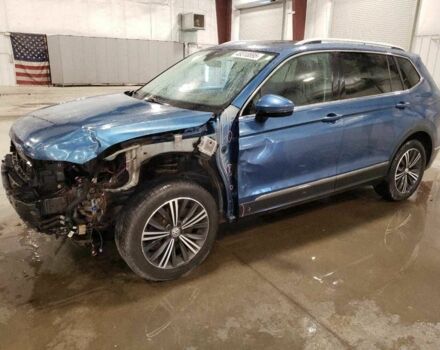 Синий Фольксваген Тигуан, объемом двигателя 2 л и пробегом 193 тыс. км за 13700 $, фото 1 на Automoto.ua