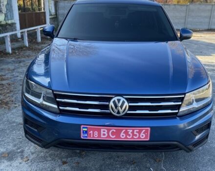 Синий Фольксваген Тигуан, объемом двигателя 2 л и пробегом 160 тыс. км за 15900 $, фото 2 на Automoto.ua
