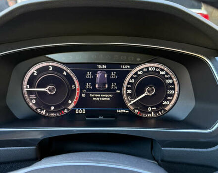 Синий Фольксваген Тигуан, объемом двигателя 2 л и пробегом 74 тыс. км за 30000 $, фото 15 на Automoto.ua