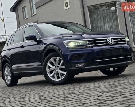 Синий Фольксваген Тигуан, объемом двигателя 2 л и пробегом 81 тыс. км за 27800 $, фото 1 на Automoto.ua