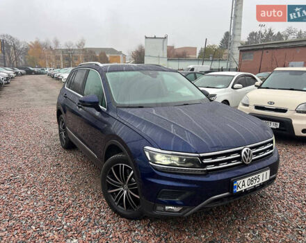 Синий Фольксваген Тигуан, объемом двигателя 1.98 л и пробегом 234 тыс. км за 26500 $, фото 1 на Automoto.ua