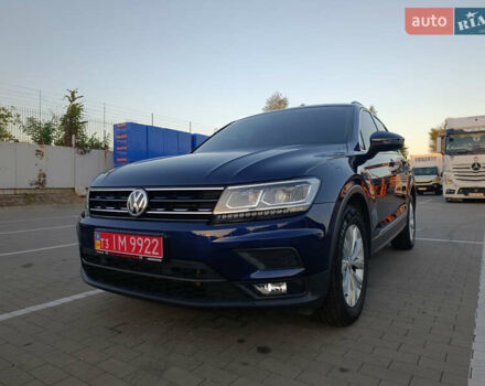 Синий Фольксваген Тигуан, объемом двигателя 1.98 л и пробегом 93 тыс. км за 27000 $, фото 1 на Automoto.ua