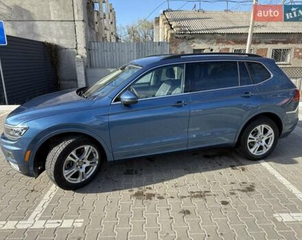 Синий Фольксваген Тигуан, объемом двигателя 2 л и пробегом 43 тыс. км за 19500 $, фото 2 на Automoto.ua