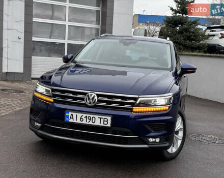Синий Фольксваген Тигуан, объемом двигателя 1.98 л и пробегом 166 тыс. км за 26950 $, фото 3 на Automoto.ua