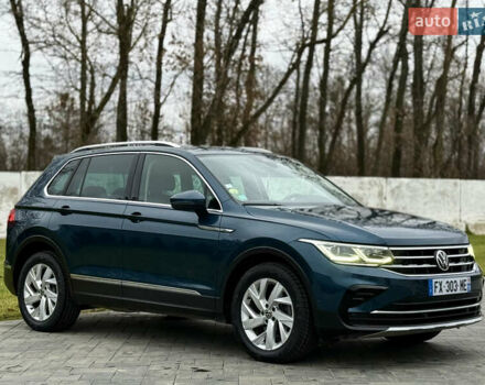 Синий Фольксваген Тигуан, объемом двигателя 2 л и пробегом 157 тыс. км за 30899 $, фото 1 на Automoto.ua