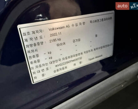 Синий Фольксваген Тигуан, объемом двигателя 2 л и пробегом 10 тыс. км за 35900 $, фото 39 на Automoto.ua