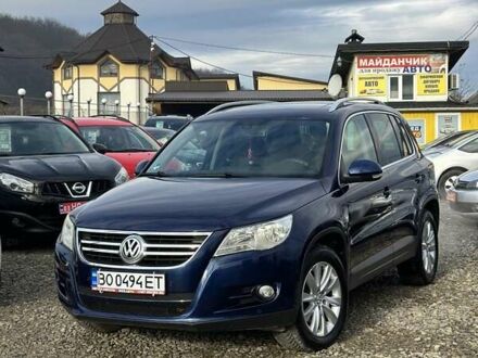Синий Фольксваген Тигуан, объемом двигателя 1.98 л и пробегом 268 тыс. км за 9950 $, фото 1 на Automoto.ua