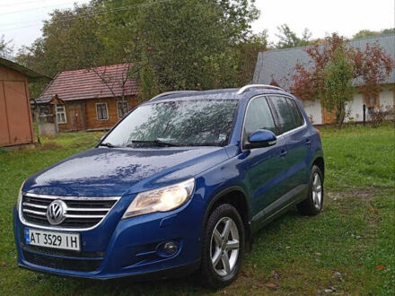Синий Фольксваген Тигуан, объемом двигателя 1.39 л и пробегом 313 тыс. км за 8200 $, фото 1 на Automoto.ua