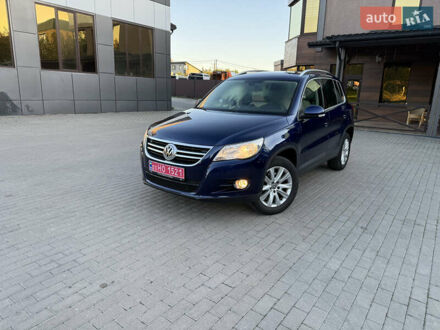 Синій Фольксваген Тігуан, об'ємом двигуна 2 л та пробігом 158 тис. км за 10999 $, фото 1 на Automoto.ua