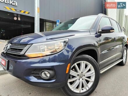 Синий Фольксваген Тигуан, объемом двигателя 2 л и пробегом 278 тыс. км за 8490 $, фото 1 на Automoto.ua