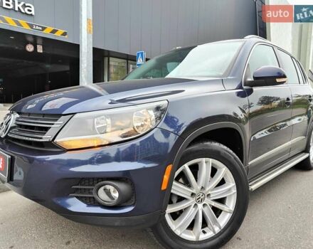 Синий Фольксваген Тигуан, объемом двигателя 2 л и пробегом 278 тыс. км за 8490 $, фото 1 на Automoto.ua