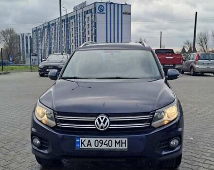 Синій Фольксваген Тігуан, об'ємом двигуна 2 л та пробігом 179 тис. км за 12600 $, фото 1 на Automoto.ua