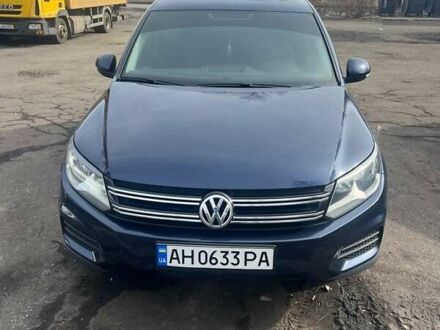 Синий Фольксваген Тигуан, объемом двигателя 1.98 л и пробегом 213 тыс. км за 10500 $, фото 1 на Automoto.ua