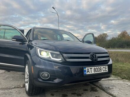 Синий Фольксваген Тигуан, объемом двигателя 2 л и пробегом 230 тыс. км за 12500 $, фото 1 на Automoto.ua