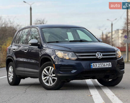 Синий Фольксваген Тигуан, объемом двигателя 2 л и пробегом 170 тыс. км за 10200 $, фото 1 на Automoto.ua