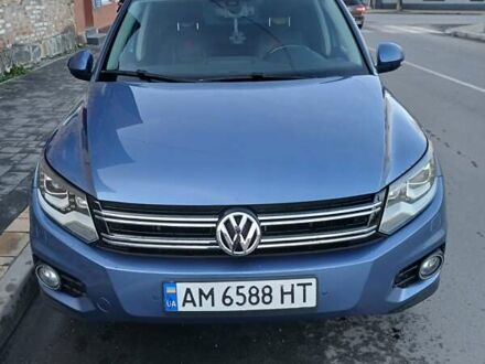 Синий Фольксваген Тигуан, объемом двигателя 1.97 л и пробегом 178 тыс. км за 15200 $, фото 1 на Automoto.ua