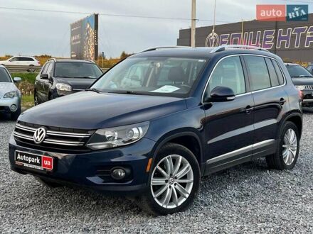 Синий Фольксваген Тигуан, объемом двигателя 2 л и пробегом 122 тыс. км за 14990 $, фото 1 на Automoto.ua
