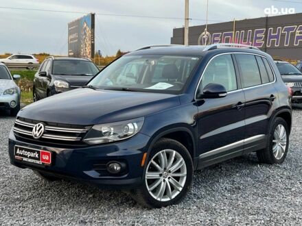 Синий Фольксваген Тигуан, объемом двигателя 2 л и пробегом 122 тыс. км за 14990 $, фото 1 на Automoto.ua