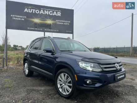 Синий Фольксваген Тигуан, объемом двигателя 1.98 л и пробегом 167 тыс. км за 12300 $, фото 1 на Automoto.ua