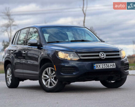 Синий Фольксваген Тигуан, объемом двигателя 2 л и пробегом 170 тыс. км за 10700 $, фото 1 на Automoto.ua