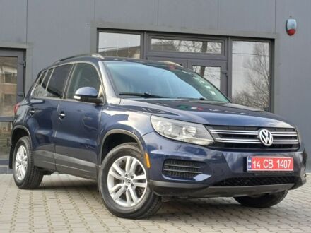 Синий Фольксваген Тигуан, объемом двигателя 2 л и пробегом 235 тыс. км за 9900 $, фото 1 на Automoto.ua
