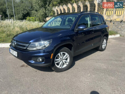 Синий Фольксваген Тигуан, объемом двигателя 1.98 л и пробегом 158 тыс. км за 12600 $, фото 1 на Automoto.ua