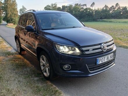 Синий Фольксваген Тигуан, объемом двигателя 2 л и пробегом 174 тыс. км за 8500 $, фото 1 на Automoto.ua