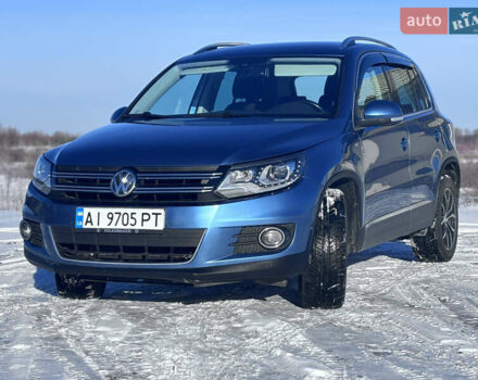 Синий Фольксваген Тигуан, объемом двигателя 1.97 л и пробегом 257 тыс. км за 12300 $, фото 1 на Automoto.ua