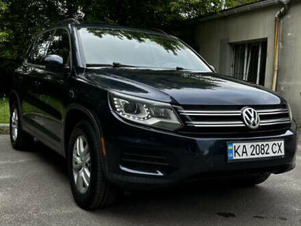 Синий Фольксваген Тигуан, объемом двигателя 1.98 л и пробегом 130 тыс. км за 14900 $, фото 1 на Automoto.ua