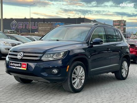 Синий Фольксваген Тигуан, объемом двигателя 2 л и пробегом 191 тыс. км за 14490 $, фото 1 на Automoto.ua