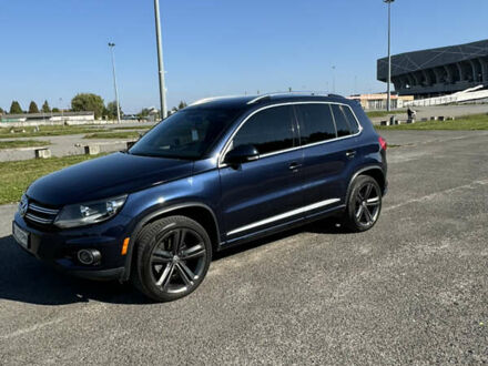 Синий Фольксваген Тигуан, объемом двигателя 2 л и пробегом 91 тыс. км за 16200 $, фото 1 на Automoto.ua