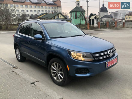 Фольксваген Тигуан 2016 в Трускавце на Automoto.ua Синий Фольксваген Тигуан, объемом двигателя 2 л и пробегом 176 тыс. км за 11500 $, фото 1 на Automoto.ua