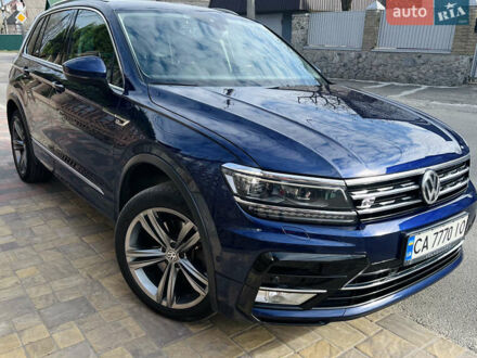 Фольксваген Тігуан 2016 у Белой Церкве на Automoto.ua Синій Фольксваген Тігуан, об'ємом двигуна 1.98 л та пробігом 155 тис. км за 27000 $, фото 1 на Automoto.ua