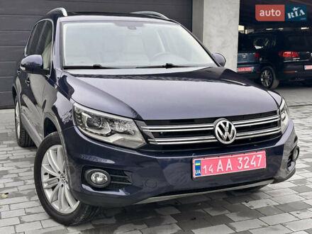 Синий Фольксваген Тигуан, объемом двигателя 1.98 л и пробегом 167 тыс. км за 14300 $, фото 1 на Automoto.ua