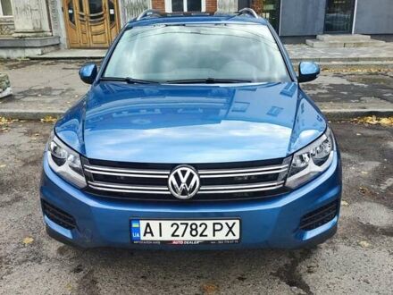 Синий Фольксваген Тигуан, объемом двигателя 1.98 л и пробегом 159 тыс. км за 14900 $, фото 1 на Automoto.ua