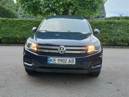 Синий Фольксваген Тигуан, объемом двигателя 2 л и пробегом 66 тыс. км за 12200 $, фото 1 на Automoto.ua