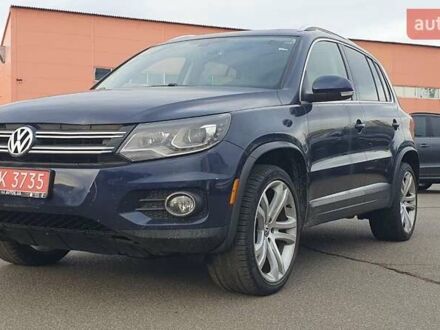 Синий Фольксваген Тигуан, объемом двигателя 2 л и пробегом 134 тыс. км за 12500 $, фото 1 на Automoto.ua