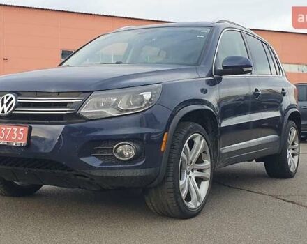 Синий Фольксваген Тигуан, объемом двигателя 2 л и пробегом 134 тыс. км за 12500 $, фото 1 на Automoto.ua