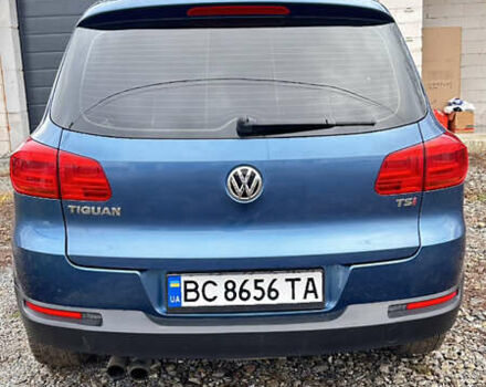 Синий Фольксваген Тигуан, объемом двигателя 1.98 л и пробегом 128 тыс. км за 14300 $, фото 1 на Automoto.ua