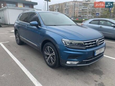 Фольксваген Тігуан 2017 у Києві на Automoto.ua Синій Фольксваген Тігуан, об'ємом двигуна 1.98 л та пробігом 98 тис. км за 24000 $, фото 1 на Automoto.ua