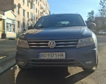 Синий Фольксваген Тигуан, объемом двигателя 2 л и пробегом 144 тыс. км за 19500 $, фото 1 на Automoto.ua