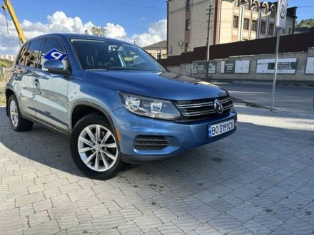 Синий Фольксваген Тигуан, объемом двигателя 2 л и пробегом 77 тыс. км за 14500 $, фото 1 на Automoto.ua