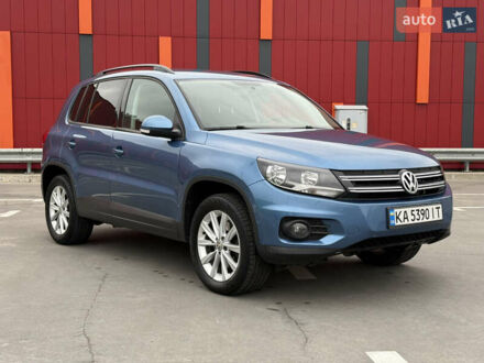 Синий Фольксваген Тигуан, объемом двигателя 1.98 л и пробегом 109 тыс. км за 12999 $, фото 1 на Automoto.ua