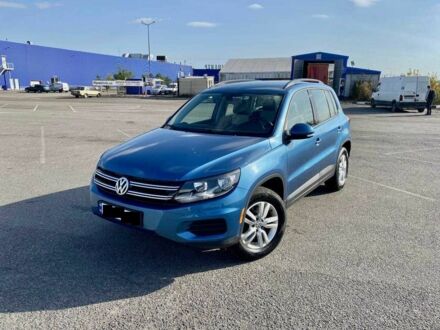 Синий Фольксваген Тигуан, объемом двигателя 2 л и пробегом 170 тыс. км за 14000 $, фото 1 на Automoto.ua